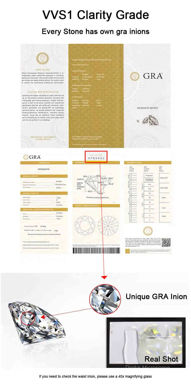 1 Karat Moissanit für Männer, 14 Karat Weißgold vergoldetes Sterlingsilber, runder Diamant, Verlobungs- und Ehering, inklusive Box