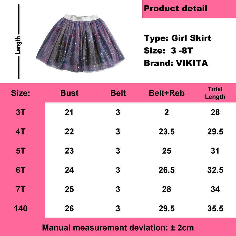 Flickor Tutu Sequins Kjolar Barnkläder Bow Layered Princess Pläterad Mesh Barnfest 210629