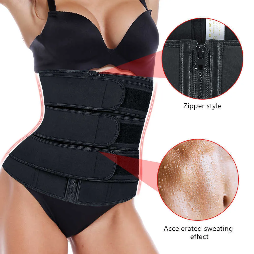 Plus Size Thermo Cintura Trainer Espartilho Tummy Shaper Shaper Shapewear Mulheres Trimmer Slimming Roupeira