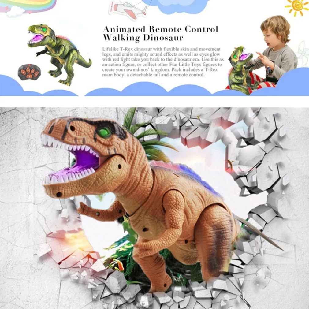 Intelligent Animal Model Toy Infravermelho Controle Remoto de Dinosaur Brinquedo para crianças Figura Toy elétrico RC Pet para crianças Presentes 25052470