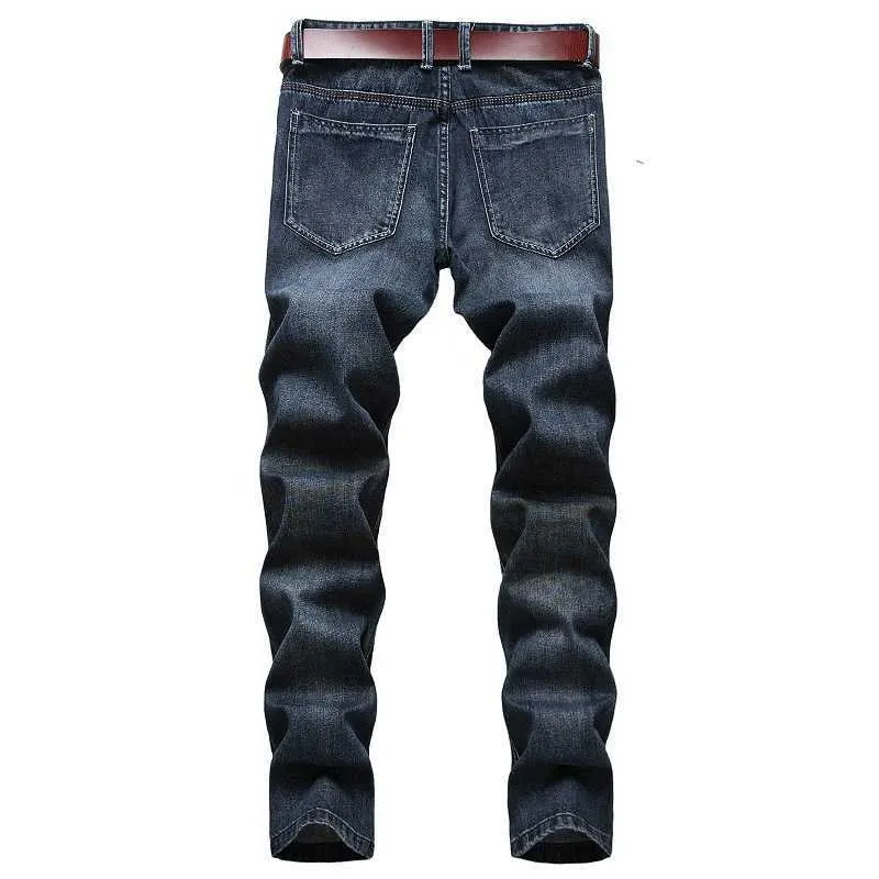 2020 новая модная уличная одежда худая джинсовая конструкция мужская велосипедная мото джинсы стрейч прятаться x0621