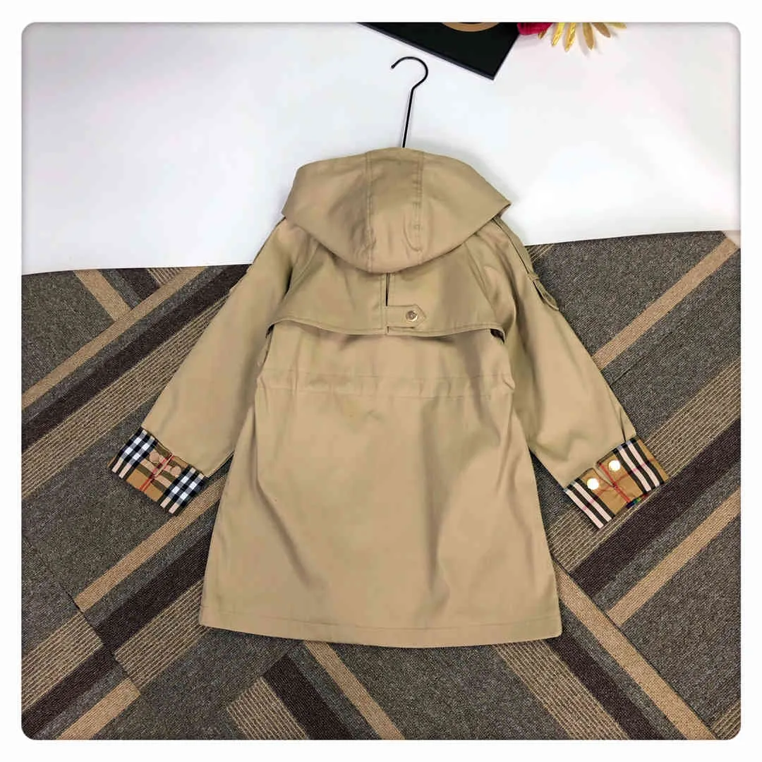 Куртки для девочек, новейшая теплая ветровка 2021 года с капюшоном и талией, дизайн, размер 120160308k8132479