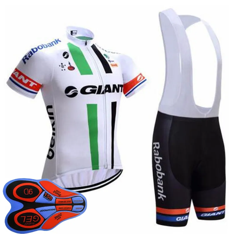 GIANT Team Männer Radfahren Jersey Anzug Kurzarm Fahrrad Kleidung Mit Trägerhose Schnell Trocknend Ropa Ciclismo Sommer MTB Bike uniform Y278b