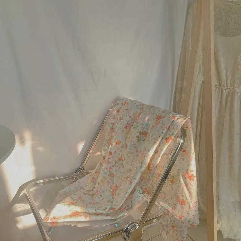 FSISLOVER DIY Floral Tischdecke Baumwolle Leinen Tuch Esszimmer Abdeckung Orange ins Picknick Kaminsims Mesa Nappe de Table 210626