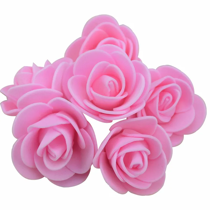 35 cm künstlicher Schaumstoff Rose Köpfe Blume für DIY -Kranzhause Hochzeitsdekoration billige gefälschte Blumen handgefertigte Accessoires 210311253518