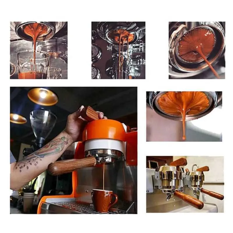 54mm Coffee Bottomless Portafilter do Breville 870/878/880 Wymiana filtra L4MF 210712