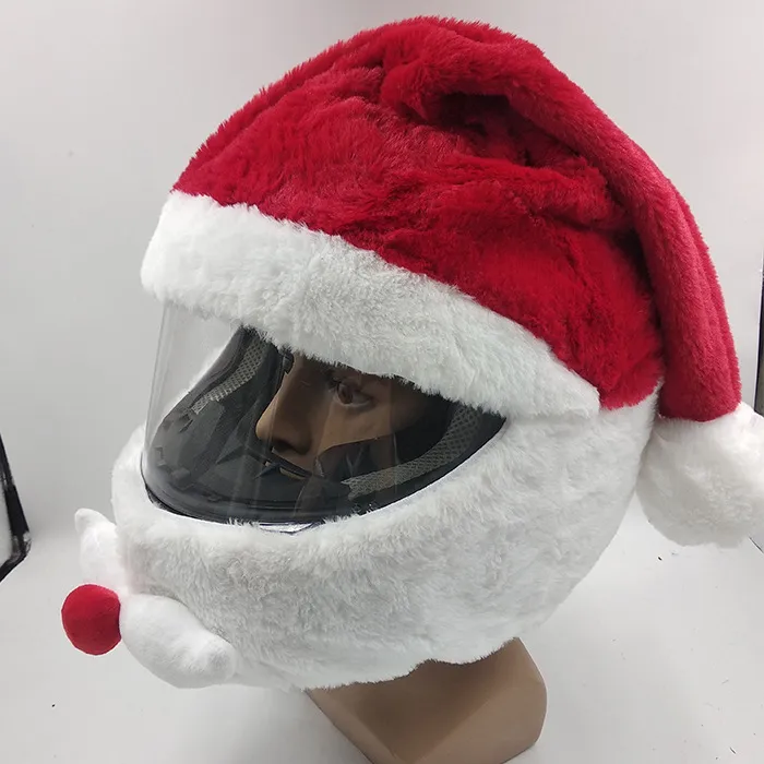 Funda Casco Motocicleta Sombrero Navidad- Ideal Regalo Navidad