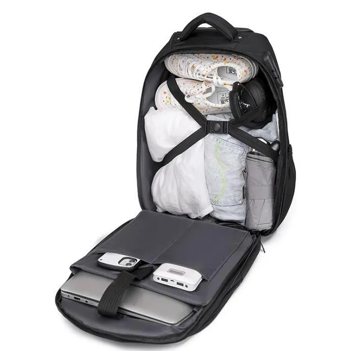 Bolsas escolares de 18 pulgadas bolsas de viaje de viaje hombres enrollando con ruedas con equipaje para adolescentes309W