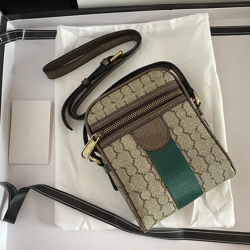 Мода Unisex Mini Mini Phooding Bag Beard Messenger Bags Designer Классическая сумочка для ужина Мужчины и женские рюкзак монета 264A