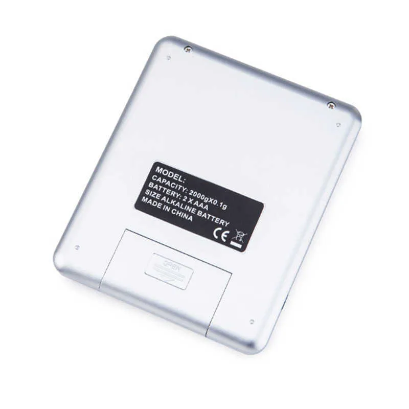 500g / 1/2 / 3KG LCD LCD Escala de precisão Gram Eletrônico Jóias S Peso Balanço Cozinha Para Chá Cozimento Digital Pesando 210728