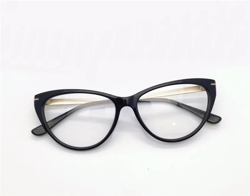 Nuevo diseño de moda gafas ópticas 5354 montura de ojo de gato estilo popular simple ligero y cómodo de usar gafas transparentes248F