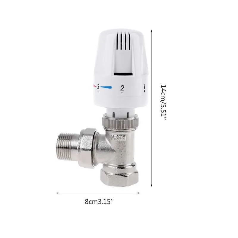 Thermostat de contrôle de température de chauffage par le sol de radiateur thermostatique 210727