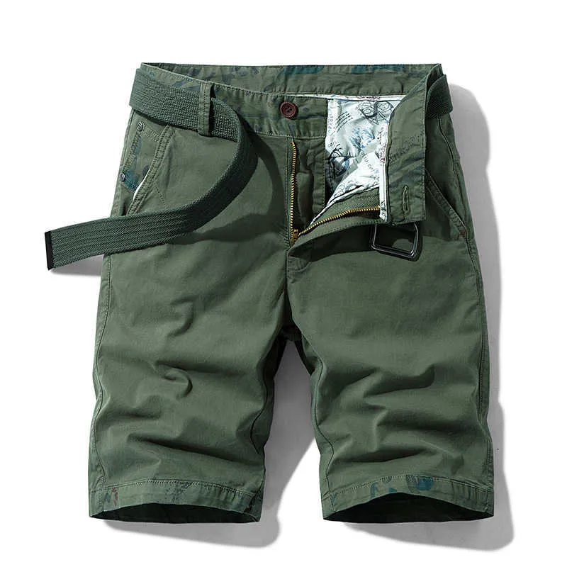 SUMMER Trend Casual Mens Shorts Cargo Man Loose Work Male Military Shorts Large Size Overalls Shorts Cargo 6XL 210720