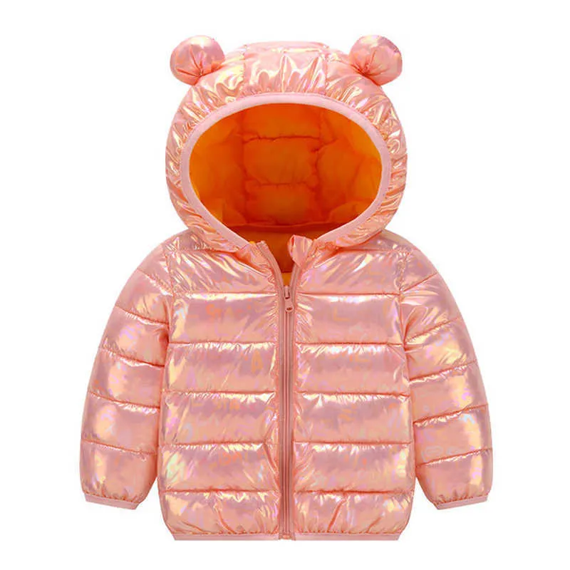 LZH Kinderen Hooded Warm schattige bovenkledingjas voor meisjes Jacket 2020 Herfst Winterjas voor meisjes Kleding Kinderjas 1-3-5 jaar H0909
