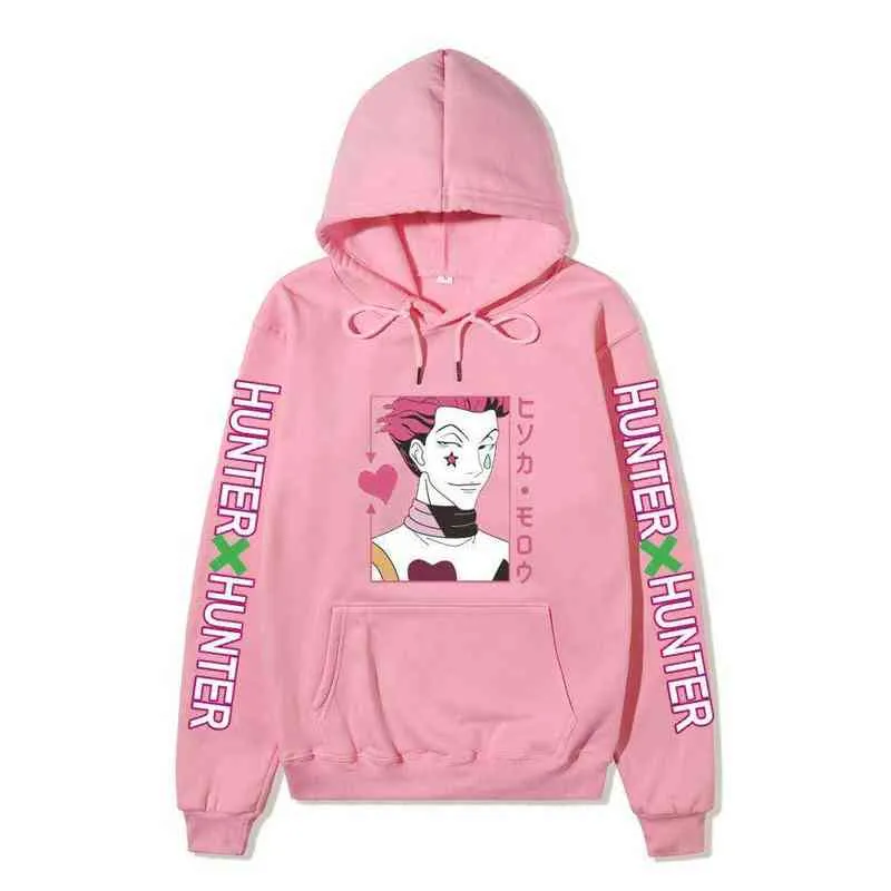 Anime Hunter x Hunter Heroka Manga Longa Hoodie Harajuku Hoodie Moletom UNISEX Tops H1227