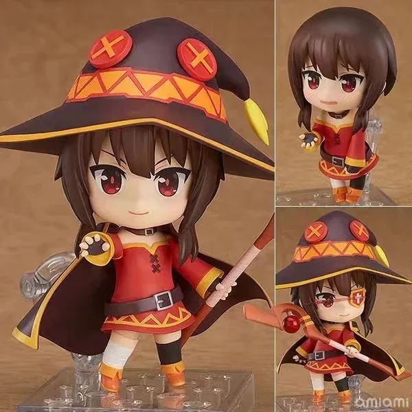 Konosuba 10 cm : la bénédiction de Dieu sur ce monde merveilleux ! Megumin 725 figurine d'action PVC Collection modèle jouets pour cadeau de noël X0522