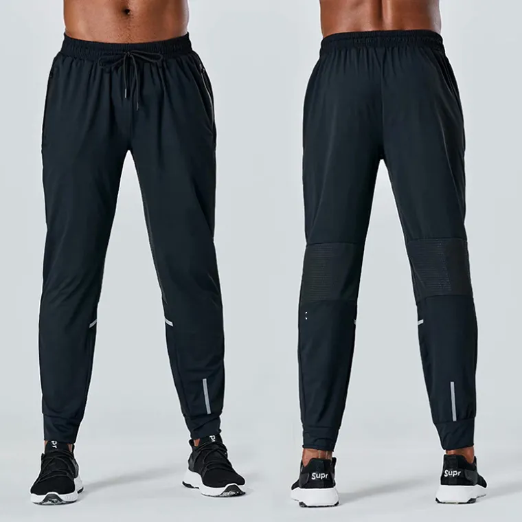 Lu Yoga Ubrania Męskie i zimowe Szybkie suszone solidny kolor sportowy wypoczynek biegający luźne spodnie fitness z kieszeniami