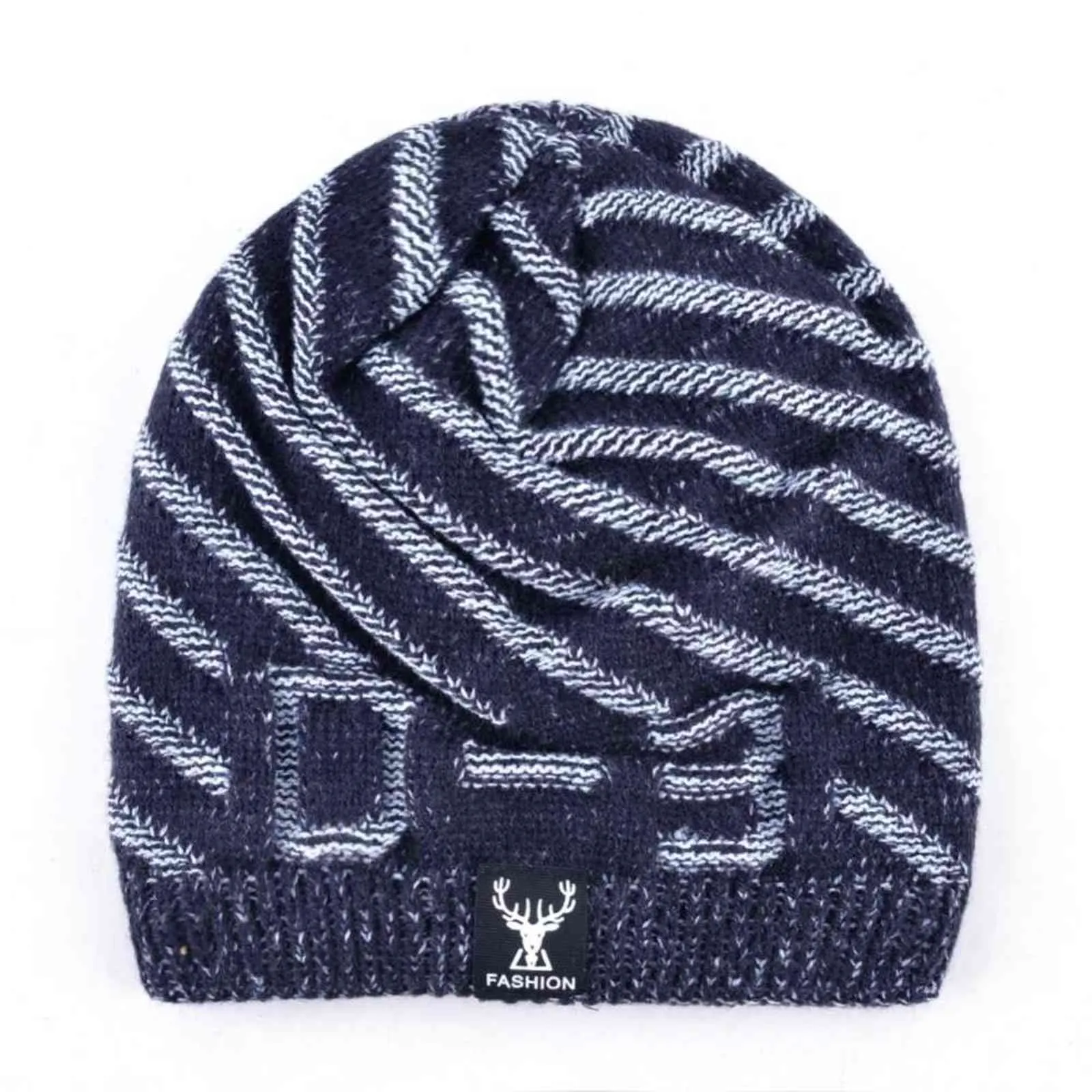 TQMSMY 2018 Beanies Knit Männer Winter Hut Caps Skullies Bonnet hinzufügen samt Hüte Für Männer Frauen Beanie Warme Baggy Gestrickte hut TMD29 Y21111