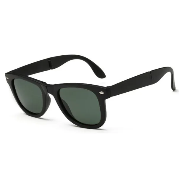 Occhiali da sole piegati classici di moda donna Uomo Design pieghevole Occhiali da sole Protezione UV400 Occhiali di design Oculos De Sol con Ca2454