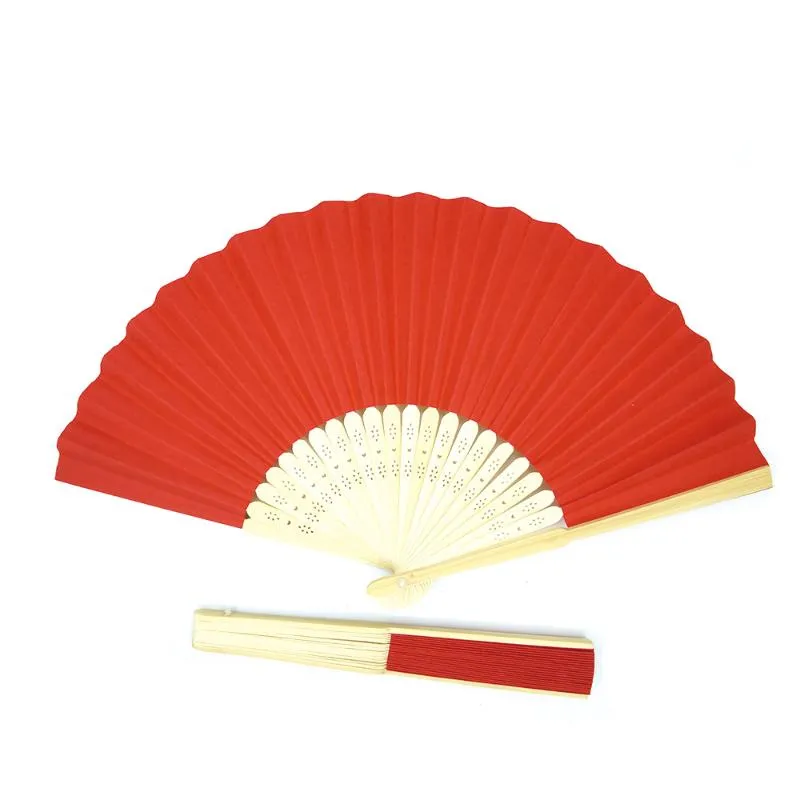 Party Favor 10 20 30 4050 STKS Gepersonaliseerde Vouwpapier DIY Fan Vintage Fans Bruiloft Gunsten Kraamcadeau Decoratie268L