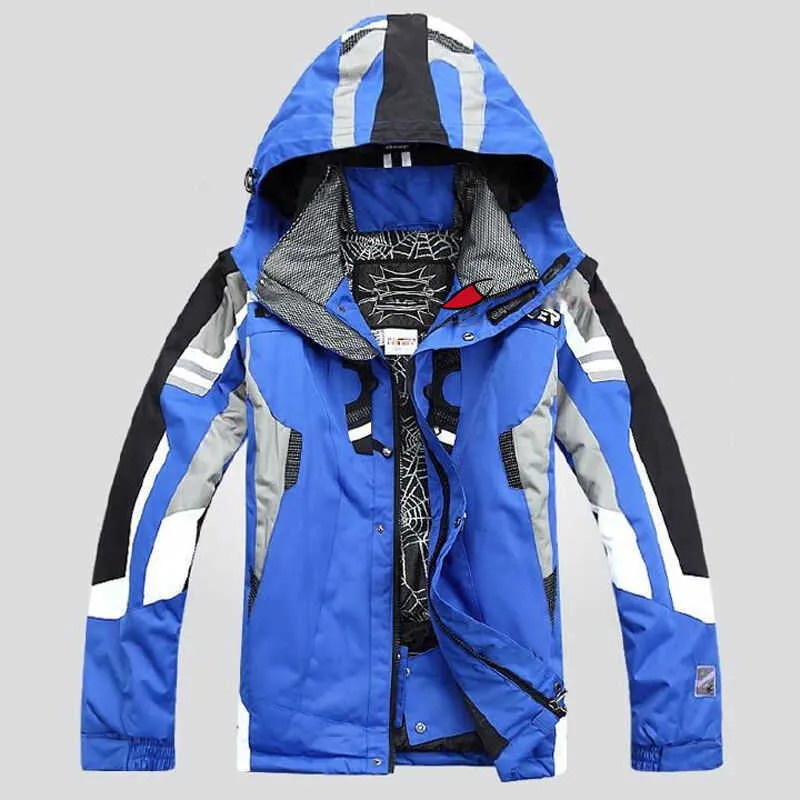 Продажа зимней куртки мужчины водонепроницаемый открытый пальто лыжный костюм куртка сноуборд одежда теплый 210528