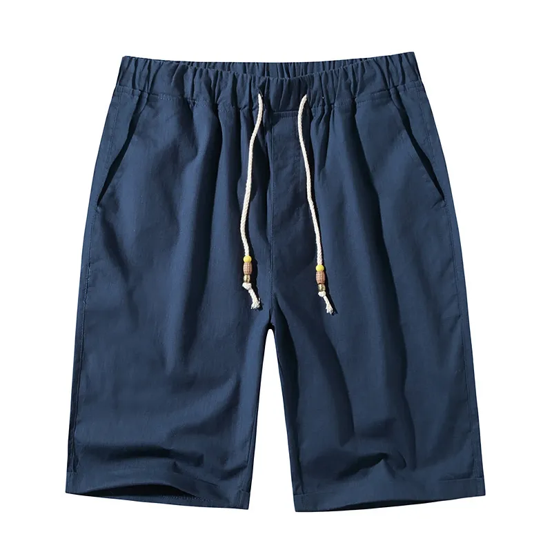 Shorts solides hommes lin été course entraînement décontracté hommes pantalons courts plage vacances en plein air conseil Shorts Jogger pantalons de survêtement 210524