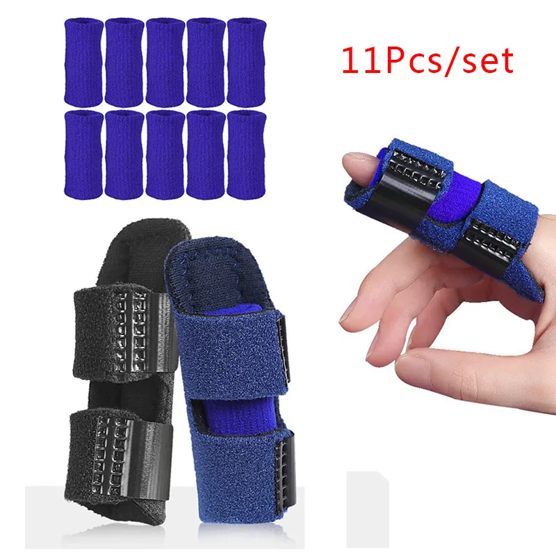 Finger Splint Fracture Protection Brace Corrector Support Tape Bandage