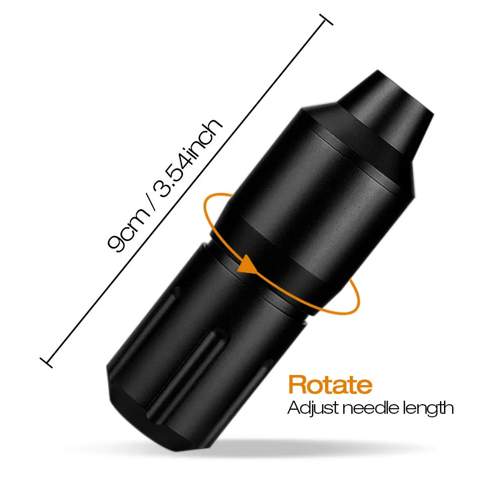 Tattoo Pen Rotary Tattoo Machine Gun Shader Liner Electric RCA Strömkabel Motor Tatueringspatron Nålar för tatuering 210324