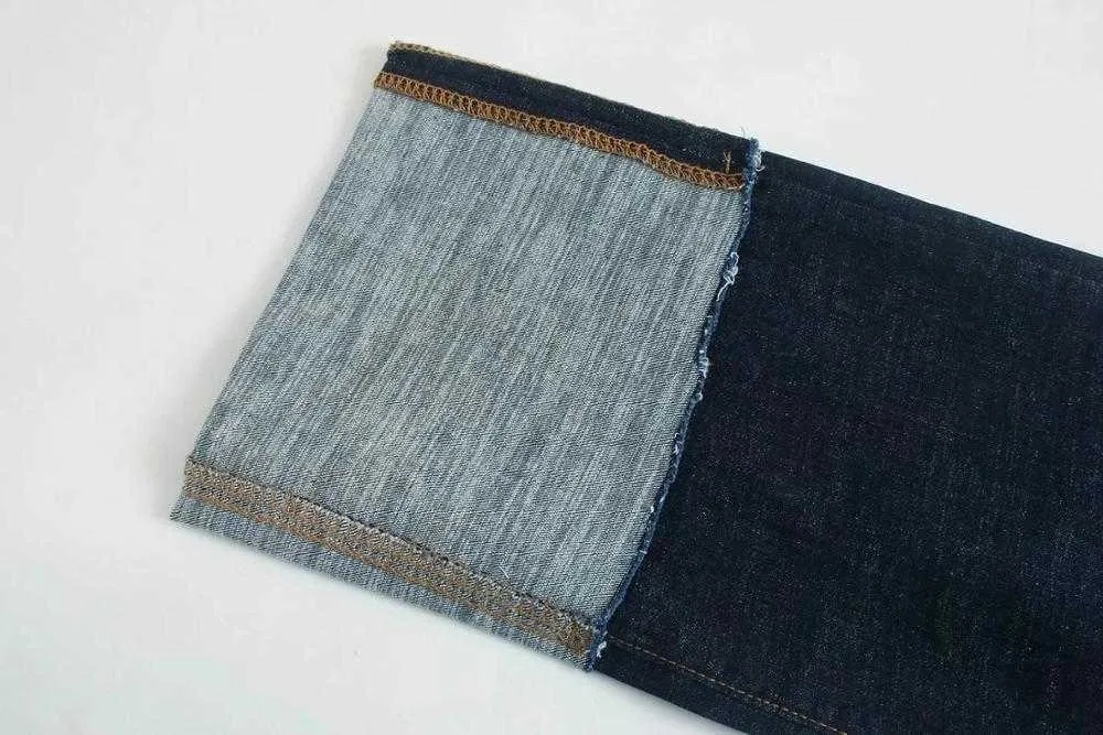 XNWMNZ ZA Dames Herfst Winter Faded Hoge Taille Jeans Pocket Wide-Pen Turn-Up Hems Zip Fly Fashion Casual Denim Broek 210708