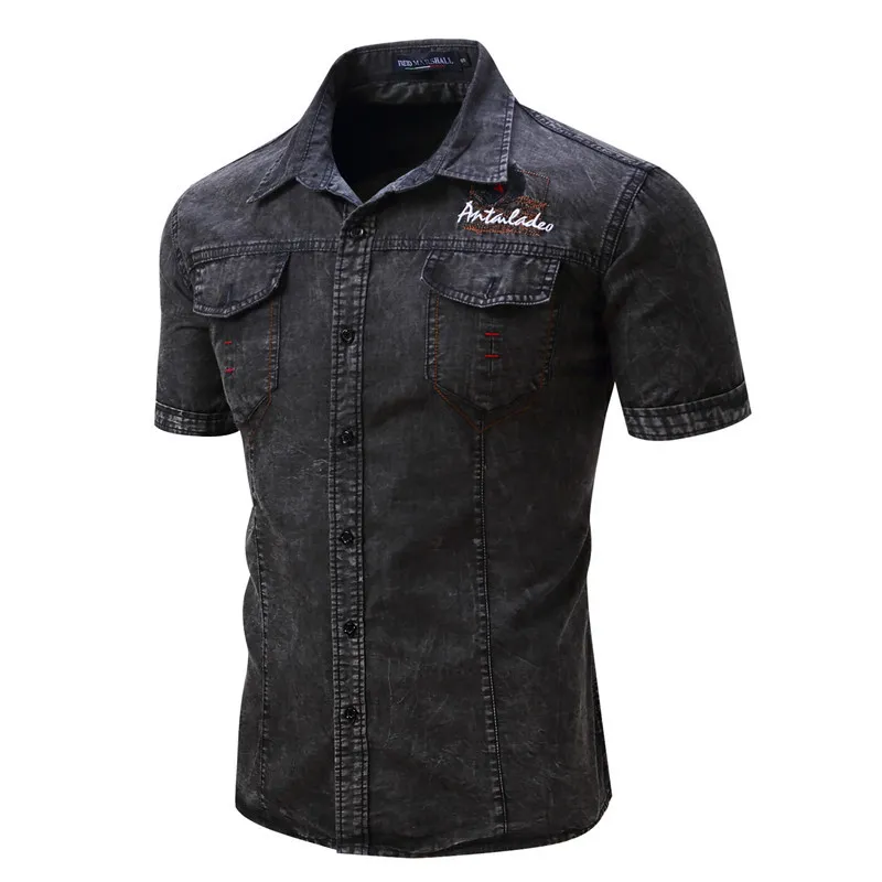 BOLUBAO marque de mode hommes Cowboy polos été hommes coton à manches courtes chemise hauts militaire décontracté Polo mâle 210518