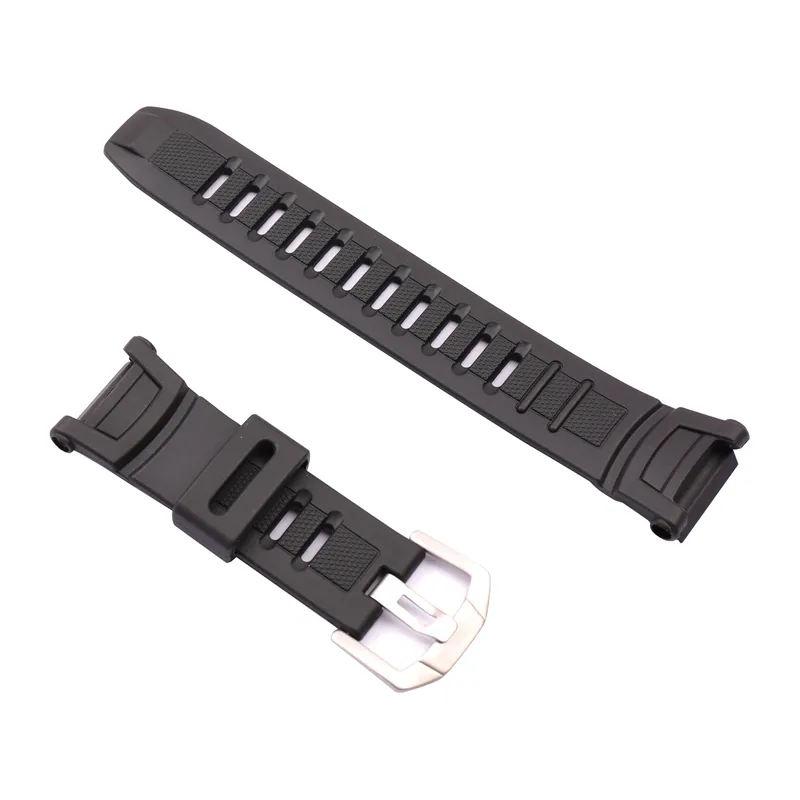 Accessoires de boucle ardillon pour hommes en résine pour Casio PRG-130Y / PRW-1500YJ bracelet d'escalade de sports de plein air bracelet de montre pour dames