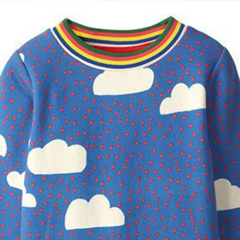 Autunno stile europeo e americano Abbigliamento bambini Abito da principessa Moda a maniche lunghe Cartoon Girls Clo 210515