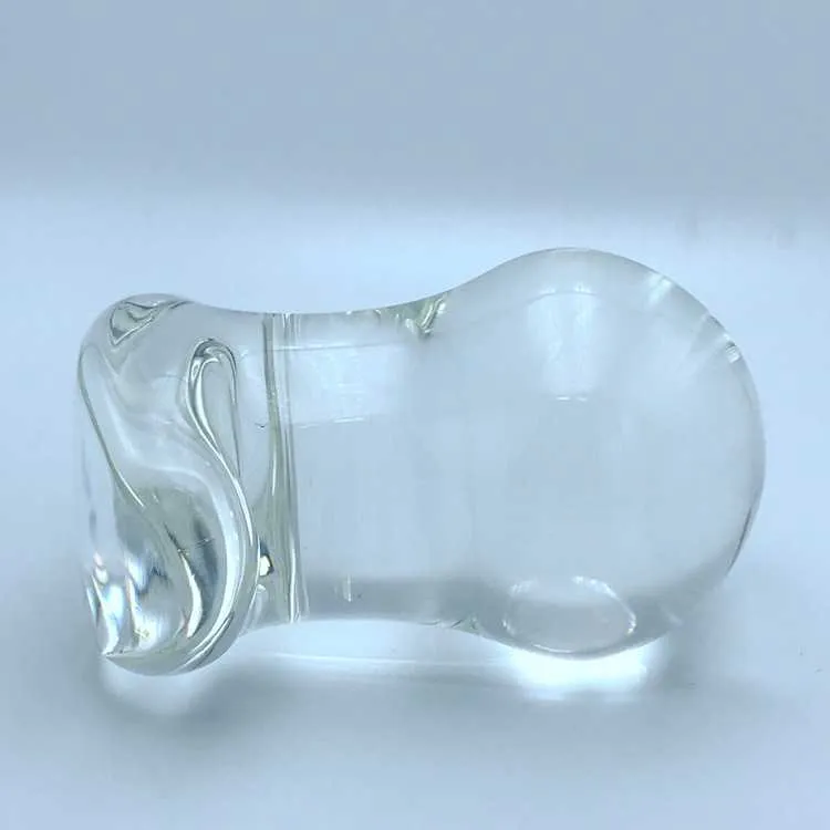 60mm Large Crystal Glass Anal Toy Anal Balls Dilator Butt Plug Glass Dildo Vagina Plug Anus Expander Glass Sex Toys for Couples S09414903