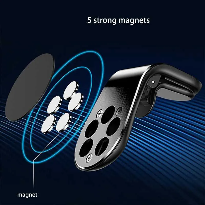 Magnetische Auto Phone Holder Mount Clip Universele Fit Stevige Stand Bespaar ruimte Eenvoudig te bedienen Gratis draai