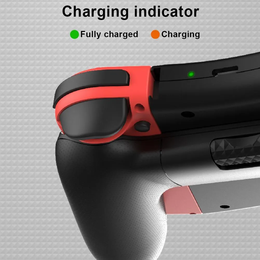 2 in 1 Oyun Denetleyicisi Kolu Şarj Gamepad Kart Durumda LED Göstergesi Oyun Kavrama Joystick Nintendo Anahtarı Joycon