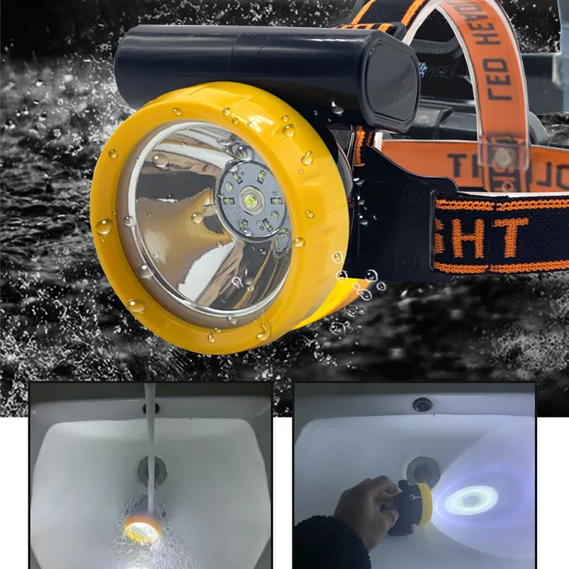 KL45LM New Wireless LED Mining Headlamp Safety Miner Cap Lamp2193882