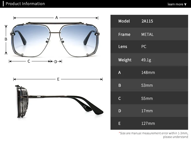2021Punk Mach Sive Style Gradient Aviation Sunglasses Fashion Men Vintage Brand Design UV400 Sun Glases Oculos de Sol5528884