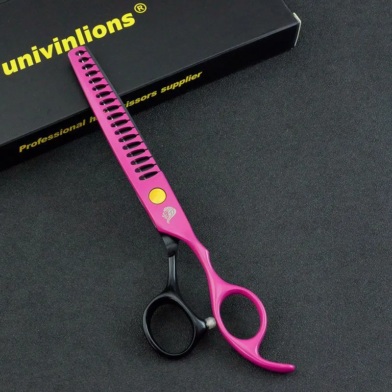 7" shears cutting trimmer animal dog hair clippers curved pet grooming scissors