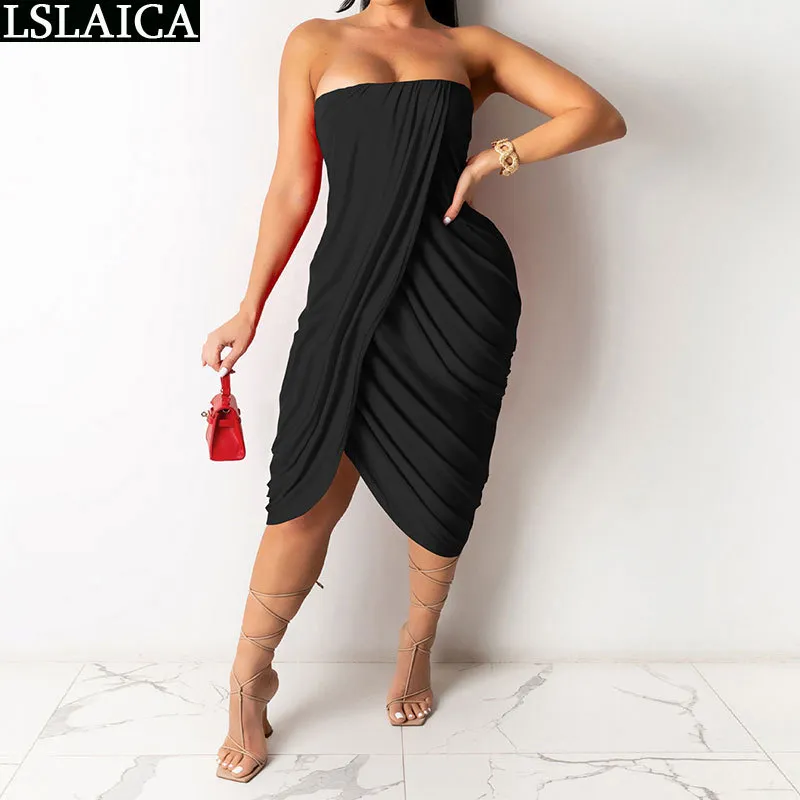 Verão Meio-comprimento Saia Temperamento Cor Pura Leite De Seda Silk Multicolor Mulheres Vestido Fashion Sexy Club Vestidos Mulheres 210515