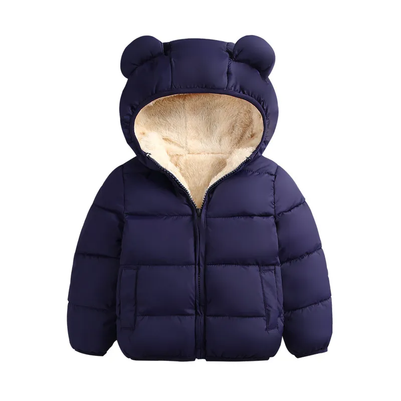 Kids Jackets Winter Jacket Boys Warm Cartoon Coats Cotton Children Outerwear&Coats 210515