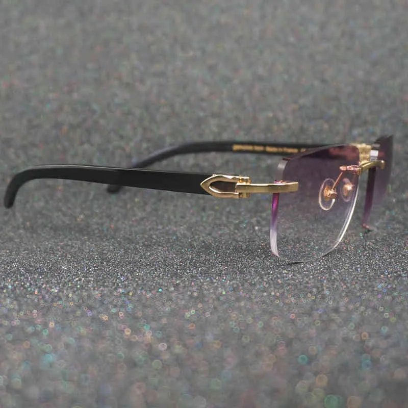 Französische Herren-Sonnenbrille, Uv 400, schwarze Büffelhorn-Töne für Damen, Sonnenbrille, modische Computerbrille, Herren-Sonnenbrille, Brillen