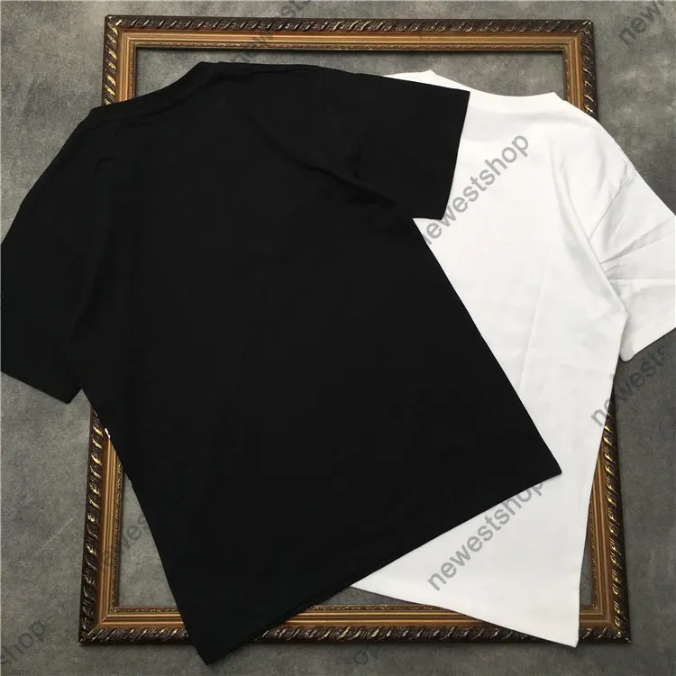 2021 estilo mens cintura geometria impressão tshirts summe designer t camisa de manga curta camisetas camisetas unssex algodão tee tops277q