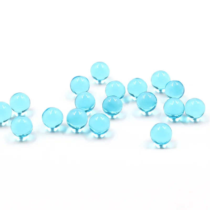 Perles colorées quartz cigarette ongles accessoires perle ronde accessoire en cristal transparent