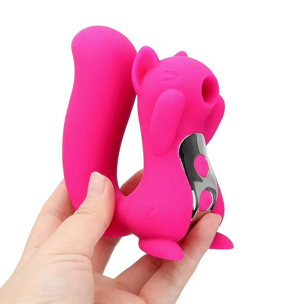 Yeian Tongue Vibrator Nipple Sucker Squirrel Sculpt Sucking Licking Clitoris Stimulator 10 Frequency Sex Toys for Women2021401