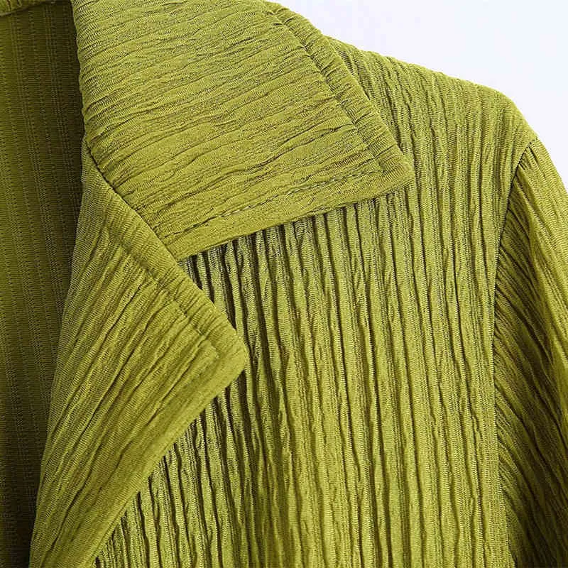 Casual Kobiety V Neck Folds Bluzka Wiosna Jesień Moda Damska High Street Vintage Koszula Kobieta Solidna Kolor Top 210515
