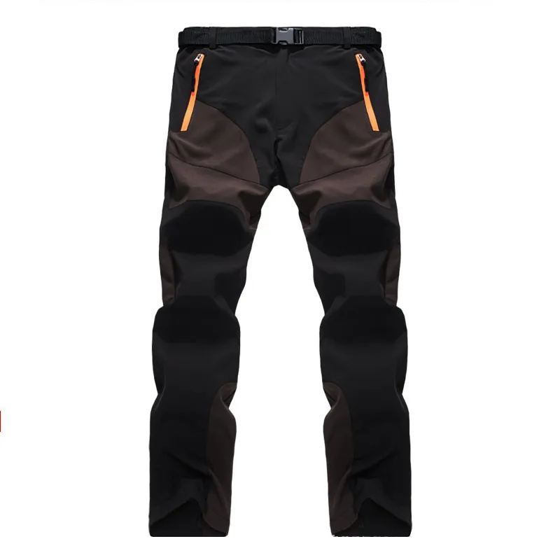 Été tactique imperméable randonnée pantalon hommes Stretch Softshell pantalon Sports de plein air hiver montagne Trekking pantalon homme mode