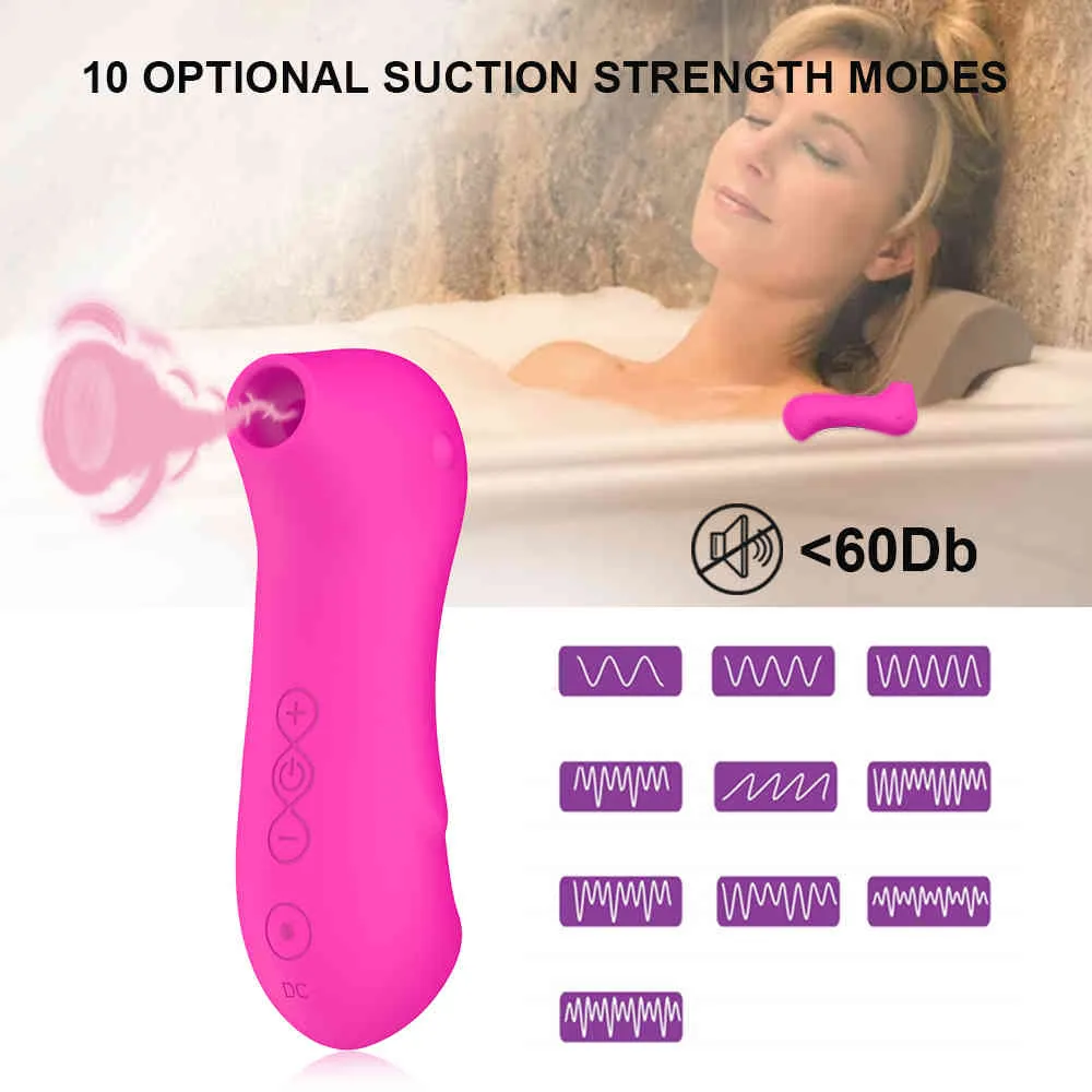 NXY Sex Wibratory masturbatorzy łechtaczki ssanie wysadza wibrator 10 tryby intensywności gry dla kobiet stymulator tabel dla par solo 1013