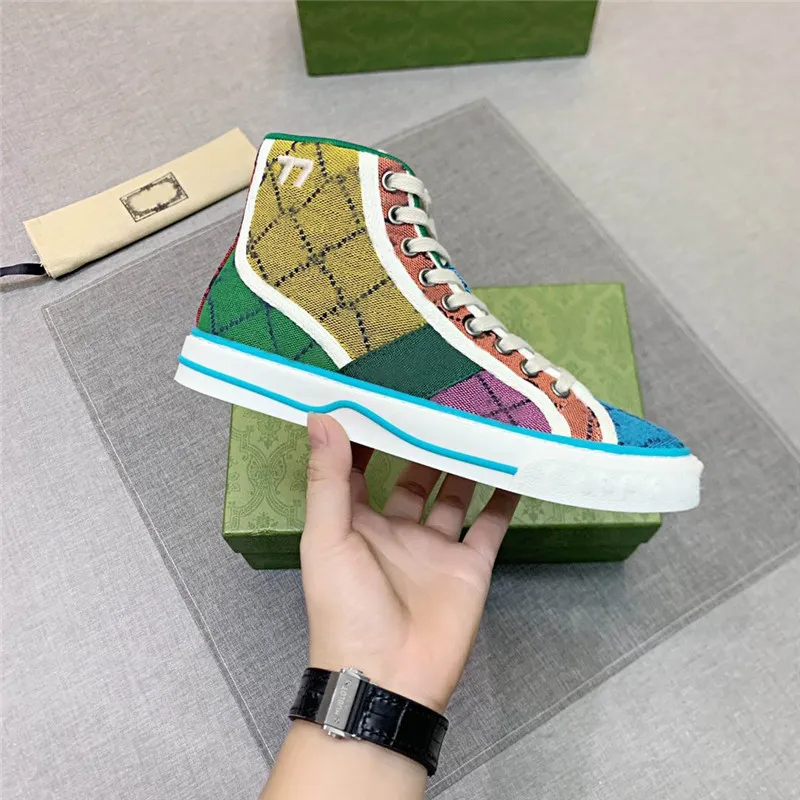 Designer Luxury Casual Shoes Tennis 1977 Print Sneaker Espadrilles Women Men Sneakers Triple s Canvas Printed With Original Box