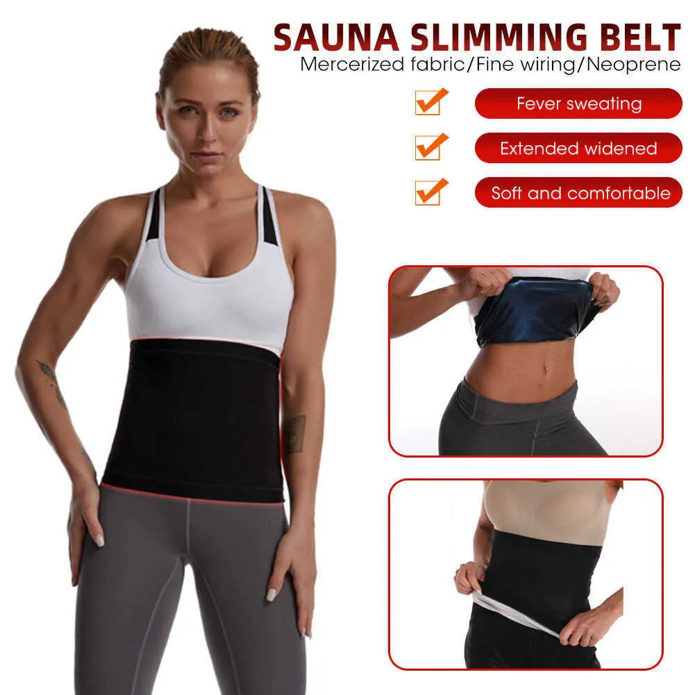 Sauna Slimming Belt for Women Belt for Training Belly Sheath Corset Sweat Women Fat Burning Body Shaper Weight Loss