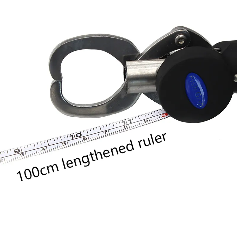 Stainless Steel Fishing Gripper With weighing and ruler Fish Grip Lip Clamp Grabber Plier Tackle Accessoryer1224112